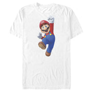 Men's Nintendo Mario 3D Jump  Adult T-Shirt