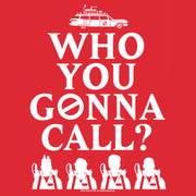 Men's Ghostbusters Who You Gonna Call Retro Style  Adult T-Shirt