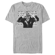 Men's Batman Joker Hahaha Crazed Look  Adult T-Shirt