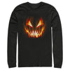 Men's Lost Gods Evil Pumpkin Face  Adult Long Sleeve Shirt