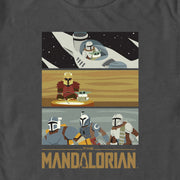 Men's Star Wars: The Mandalorian Animated Scenes  Adult T-Shirt