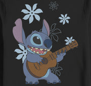 Men's Lilo & Stitch Floral Ukulele Dance  Adult Sweatshirt