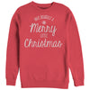 Women's CHIN UP Merry Little Christmas  Adult Sweatshirt