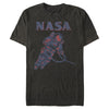 Men's NASA Neon Astronaut Cowboy In Space  Adult T-Shirt