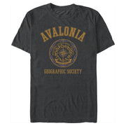 Men's Strange World Avalonia Geographic Society  Adult T-Shirt