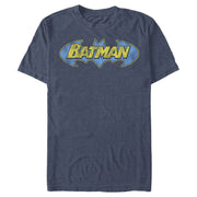 Men's Batman Logo Retro Wing  Adult T-Shirt