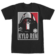 Men's Star Wars The Force Awakens Kylo Ren Poster  Adult T-Shirt