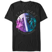 Men's Star Wars The Force Awakens Dark Side and the Light  Adult T-Shirt