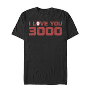 Men's Marvel Love You 3000 Stark Helmet  Adult T-Shirt