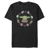 Men's Star Wars: The Mandalorian Grogu Easter Egging Around  Adult T-Shirt