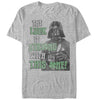 Men's Star Wars St. Patrick's Day Darth Vader Luck Strong  Adult T-Shirt