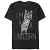 Men's Lost Gods I'm a Unicorn Cat  Adult T-Shirt