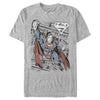 Men's Superman Daily Planet Newspaper  Adult T-Shirt