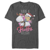 Men's Despicable Me Christmas Minions Have A Fluffy Day Unicorn  Adult T-Shirt