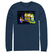 Men's The Simpsons Kang and Kodos  Adult Long Sleeve Shirt