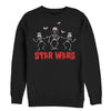 Men's Star Wars Halloween Vader Skeletons  Adult Sweatshirt