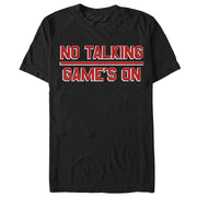 Men's Lost Gods No Talking Game's On  Adult T-Shirt