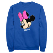 Men's Mickey & Friends Minnie Mouse Portrait  Adult Sweatshirt