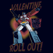 Men's Transformers Optimus Prime Valentine Roll Out!  Adult T-Shirt