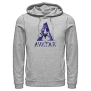 Men's Avatar Watercolor A Logo  Adult Pull Over Hoodie