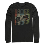 Men's Nintendo Retro NES Gamer Controller  Adult Long Sleeve Shirt