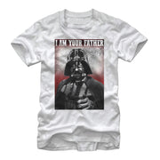 Men's Star Wars Stern Vader I am Your Father  Adult T-Shirt