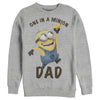 Men's Despicable Me Dave One in a Minion Dad  Adult Sweatshirt