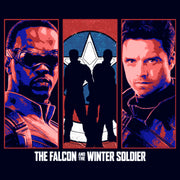 Men's Marvel The Falcon and the Winter Soldier Group  Adult T-Shirt