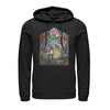 Men's Beauty and the Beast Stained Glass  Adult Pull Over Hoodie