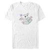 Men's Star Wars: The Mandalorian Grogu Flower Sketch  Adult T-Shirt