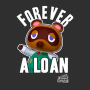 Men's Nintendo Animal Crossing Forever A Loan  Adult T-Shirt