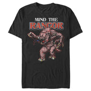 Men's Star Wars Mind The Rancor Portrait  Adult T-Shirt