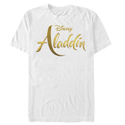 Men's Aladdin Script Logo  Adult T-Shirt