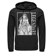 Men's Justice League Legendary Poster  Adult Pull Over Hoodie