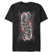 Men's Lost Gods Death Joker Playing Card  Adult T-Shirt