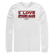 Men's Marvel Spider-Man: No Way Home Spidey Love  Adult Long Sleeve Shirt