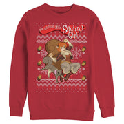 Men's Marvel Ugly Christmas Squirrel Girl  Adult Sweatshirt