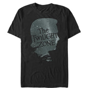 Men's The Twilight Zone Galactic Profile Logo  Adult T-Shirt