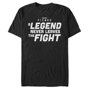 Men's Star Trek: Picard A Legend Never Leaves the Fight Logo  Adult T-Shirt