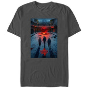 Men's Stranger Things Winter Rift Russia Poster  Adult T-Shirt