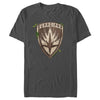 Men's Marvel: I am Groot Guardians of the Galaxy Wood Moss Logo  Adult T-Shirt