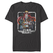 Men's Star Wars Leia Luke and Friends  Adult T-Shirt