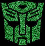 Men's Transformers St. Patrick's Day Cloverfield Autobot Logo  Adult T-Shirt