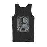 Men's Star Wars: The Rise of Skywalker Sith Trooper Playing Card  Adult Tank Top