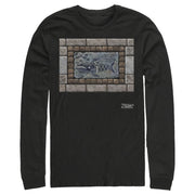 Men's Nintendo Legend of Zelda Link's Awakening Whale Stone Tablet  Adult Long Sleeve Shirt