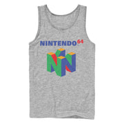 Men's Nintendo Classic N64 Logo  Adult Tank Top