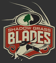 Men's Mossy Oak Color Shadow Grass Blades Logo  Adult T-Shirt