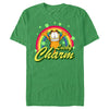 Men's Garfield St. Patrick's Day Lucky Charm  Adult T-Shirt