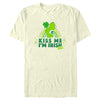 Men's Care Bears St. Patrick's Day Good Luck Bear kiss Me I'm Irish-ish  Adult T-Shirt