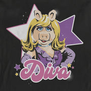 Men's The Muppets Miss Piggy Diva  Adult Long Sleeve Shirt